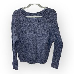 Abercrombie & Fitch Navy Blue Pullover Sweater Cozy Preppy Winter Medium
